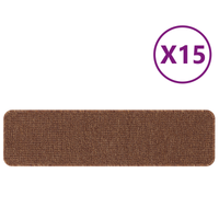 Tappeti per scale  con supporto in lattice Giallo 20x75 cm