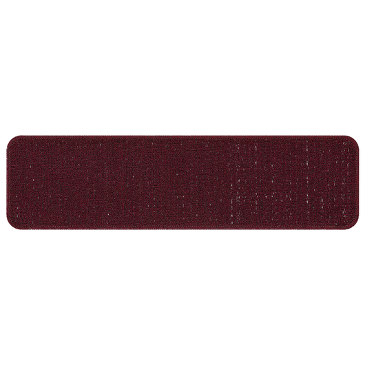 Tappeti per Scale  con Sottopiede in Lattice Borgogna 20x75 cm