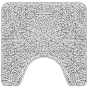 Tappetino da bagno U-Shaped Grigio 50x50 cm in Polipropilene Antiscivolo