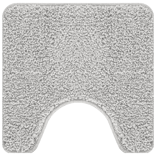 Tappetino da bagno U-Shaped Grigio 50x50 cm in Polipropilene Antiscivolo