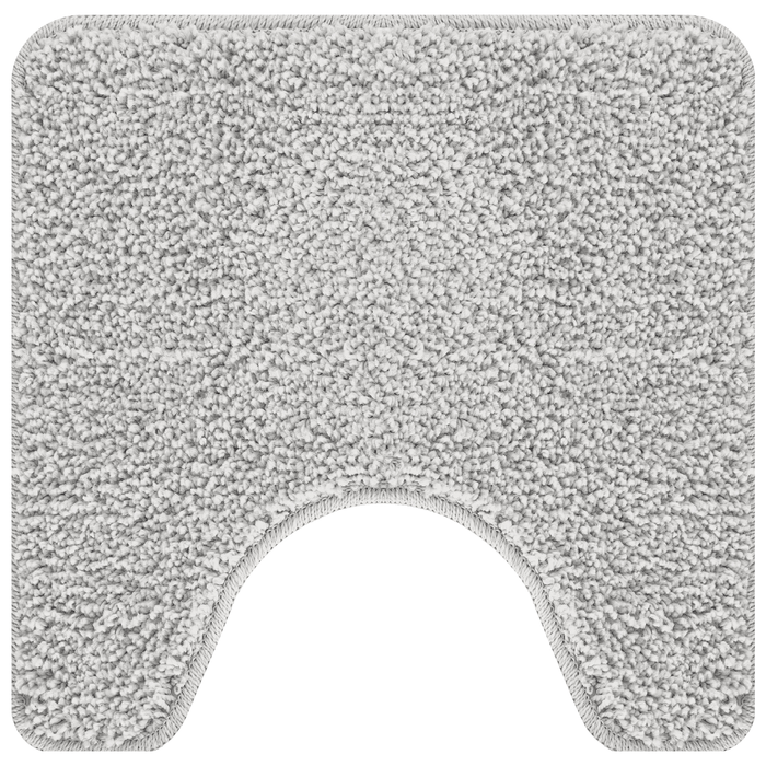 Tappetino da bagno U-Shaped Grigio 50x50 cm in Polipropilene Antiscivolo