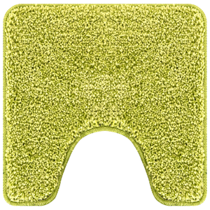 Tappetino da bagno U-Shaped Verde 50x50 cm Polipropilene Antiscivolo
