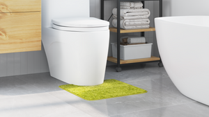 Tappetino da bagno U-Shaped Verde 50x50 cm Polipropilene Antiscivolo
