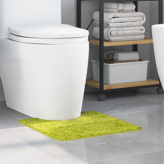 Tappetino da bagno U-Shaped Verde 50x50 cm Polipropilene Antiscivolo