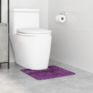 Tappetino da bagno U-Shaped Viola 50x50 cm Polipropilene Antiscivolo