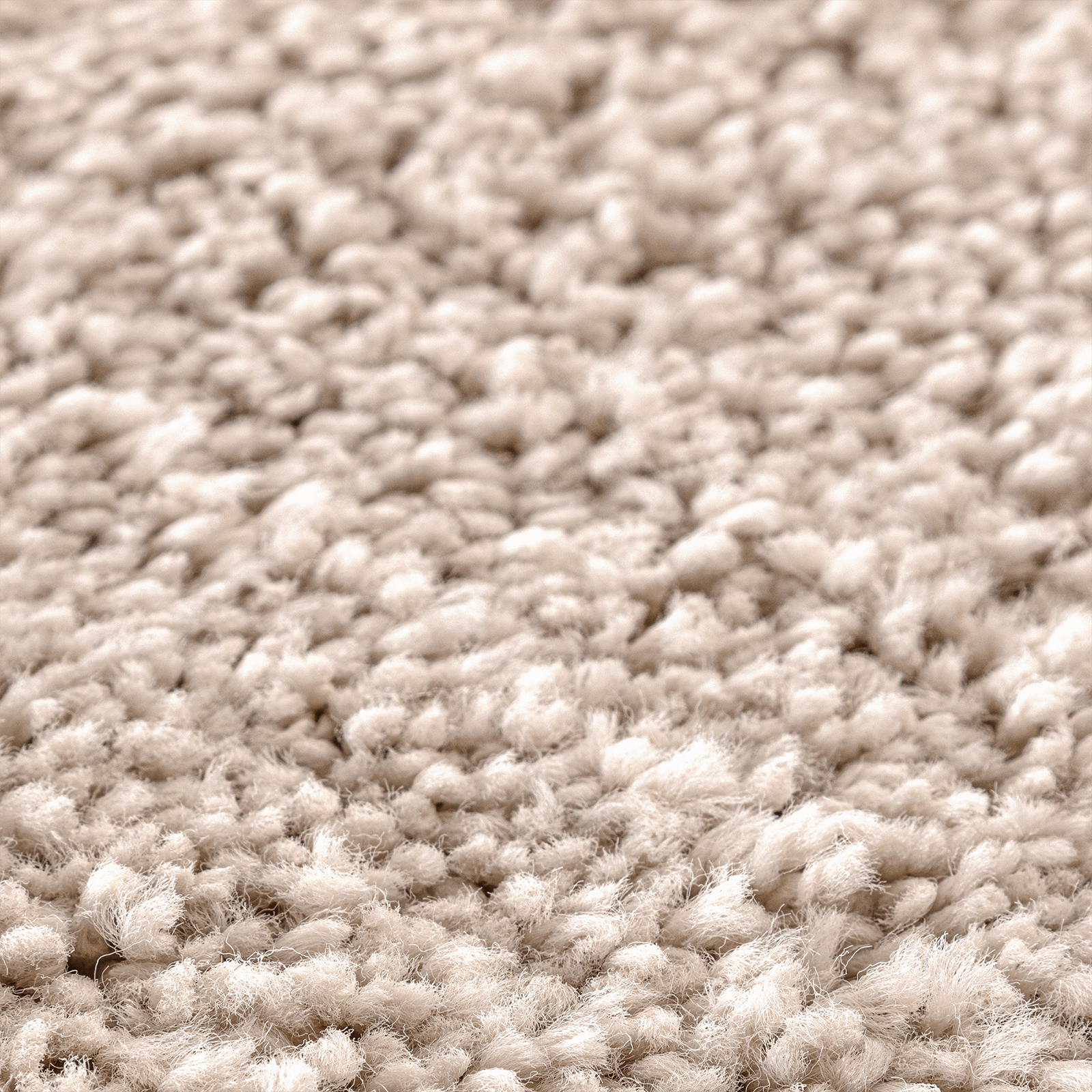 Tappetino da Bagno Rettangolare Panna 60x90 cm in Polipropilene Antiscivolo