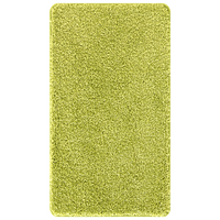 Tappetino da bagno rettangolare verde 70x120 cm in polipropilene antiscivolo