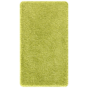 Tappetino da bagno rettangolare verde 70x120 cm in polipropilene antiscivolo
