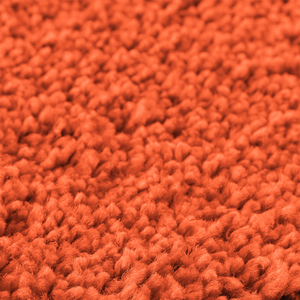 Tappetino da Bagno Rettangolare Arancione 70x120 cm Polipropilene Antiscivolo