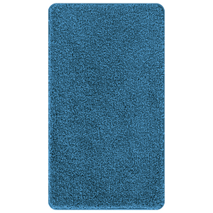 Tappetino da bagno rettangolare blu 70x120 cm in polipropilene antiscivolo