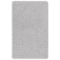 Set di tappetini da bagno 3 pezzi grigi in polipropilene antiscivolo