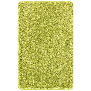 Set di Tappetini da Bagno in 3 Pezzi Verde in Polipropilene Antiscivolo