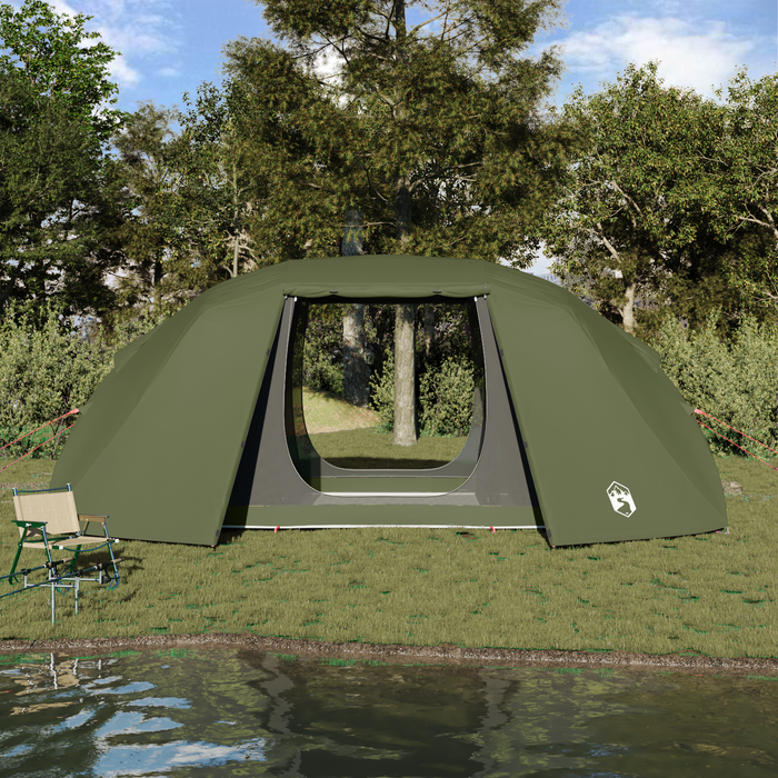 Tenda da pesca Verde oliva Poliestere 7-Persone Durevole