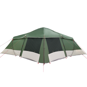 Tenda Familiare  con Finestre a Cupola Verde per 6 Persone Impermeabile
