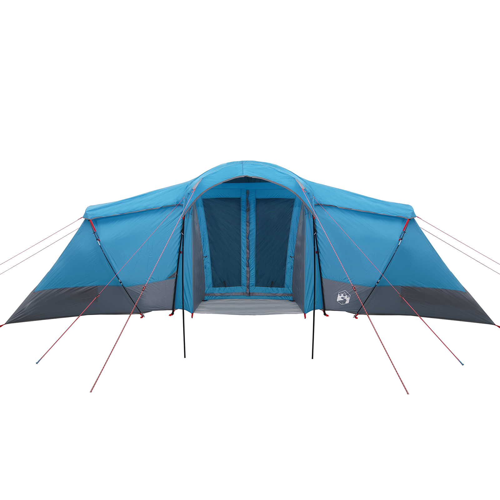 Tenda per Famiglia  con Finestre a Cupola Blu per 4 Persone Impermeabile