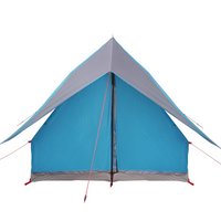 Tenda da Campeggio A-Frame per 3 Persone Blu Impermeabile