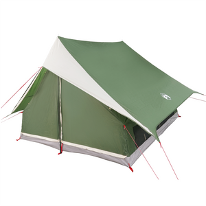 Tenda da Campeggio A-Frame 5 Persone Verde Impermeabile