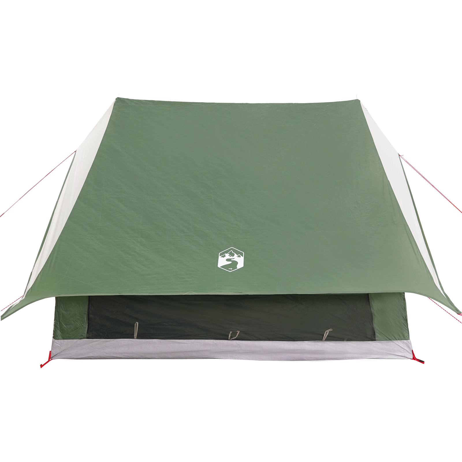 Tenda da Campeggio A-Frame 5 Persone Verde Impermeabile