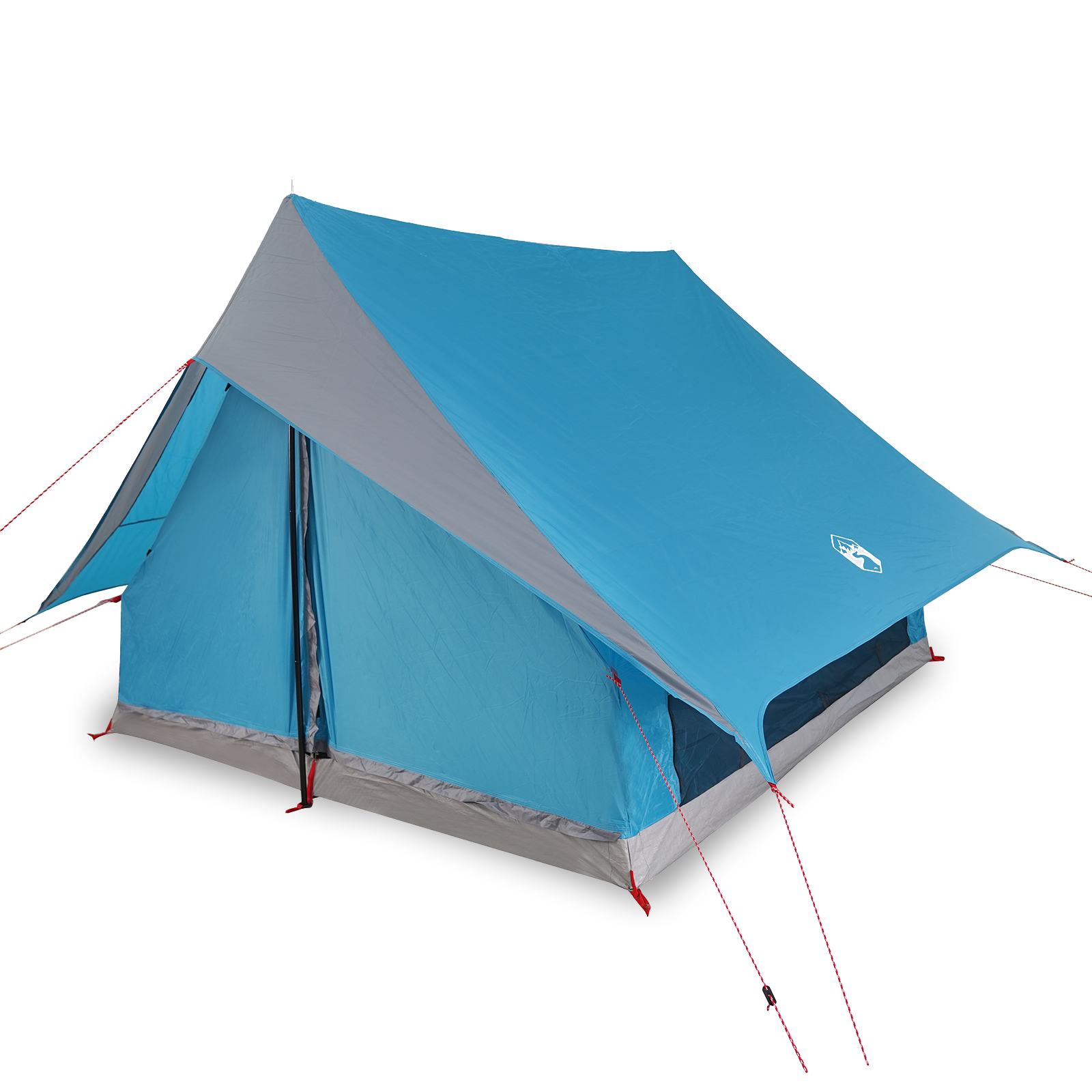 Tenda da Campeggio A-Frame 5 Persone Blu Impermeabile