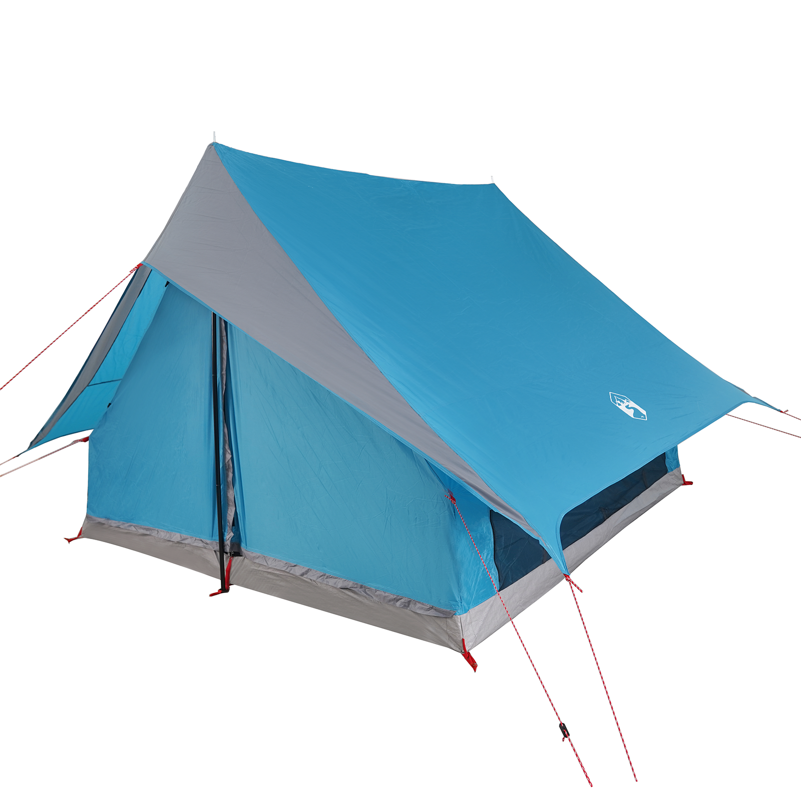 Tenda da Campeggio A-Frame 5 Persone Blu Impermeabile