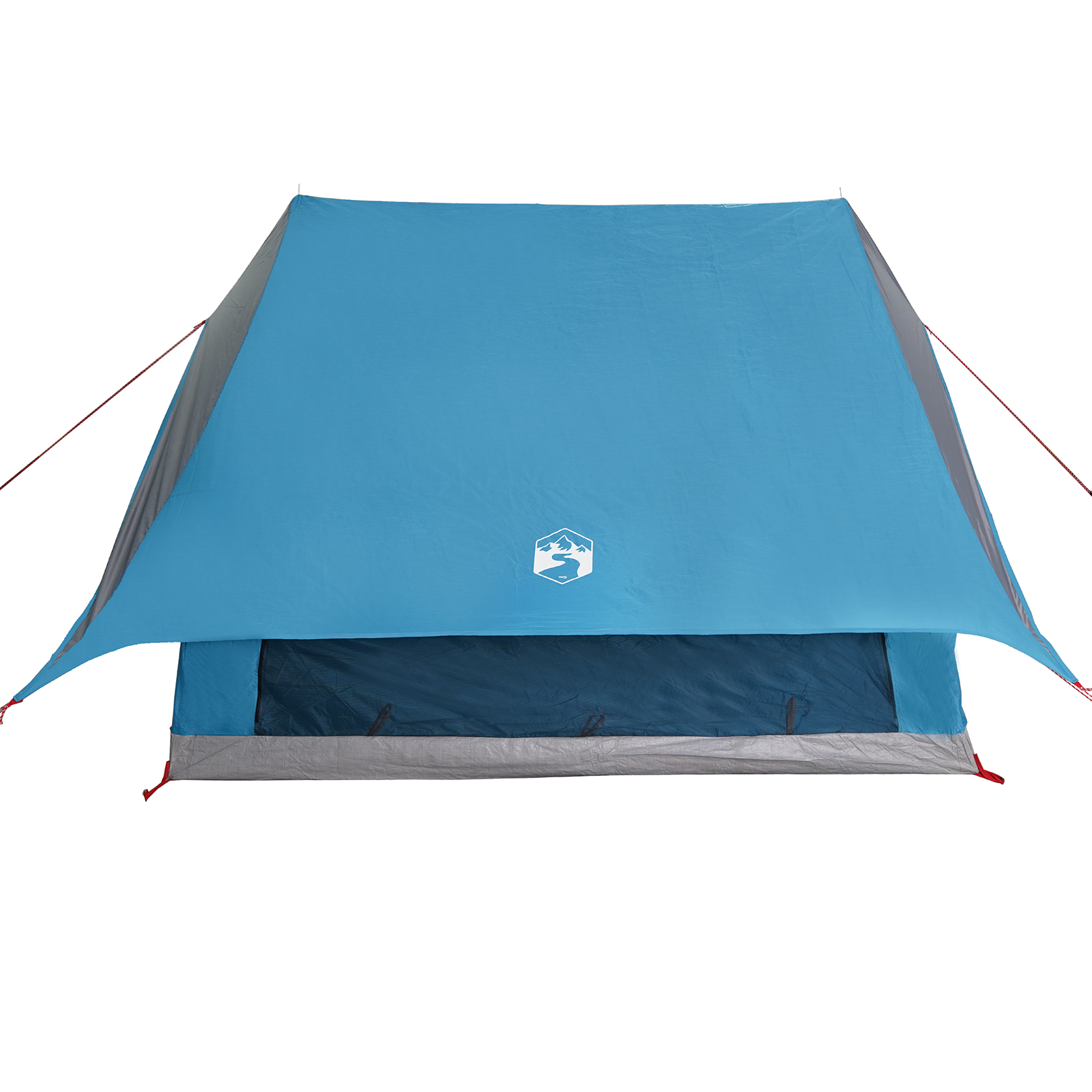 Tenda da Campeggio A-Frame 5 Persone Blu Impermeabile