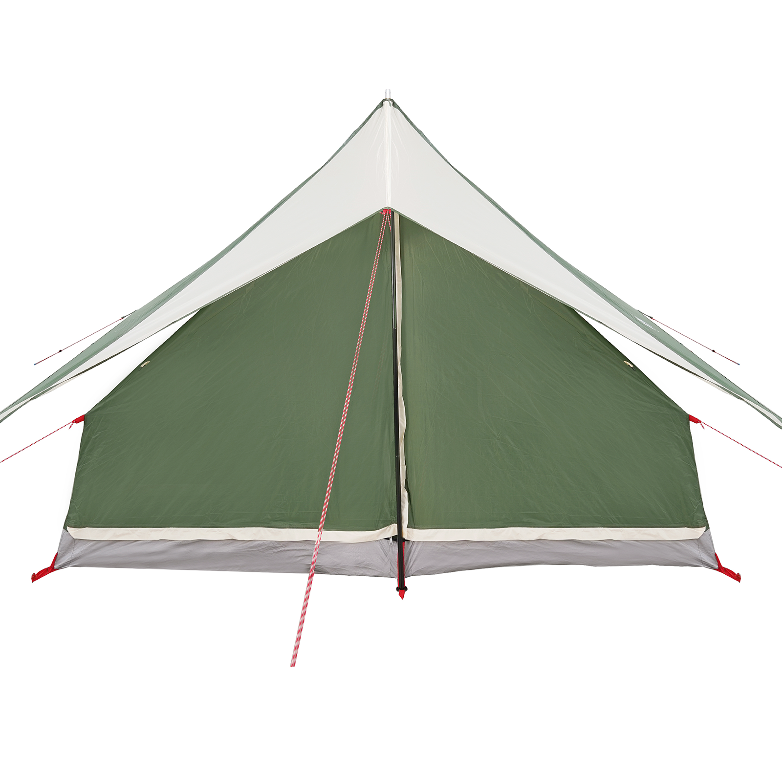 Tenda Familiare A-Frame per 7 Persone Verde Impermeabile