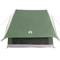 Tenda Familiare A-Frame per 7 Persone Verde Impermeabile