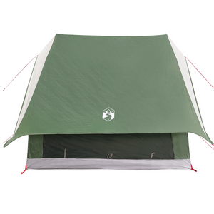 Tenda Familiare A-Frame per 7 Persone Verde Impermeabile
