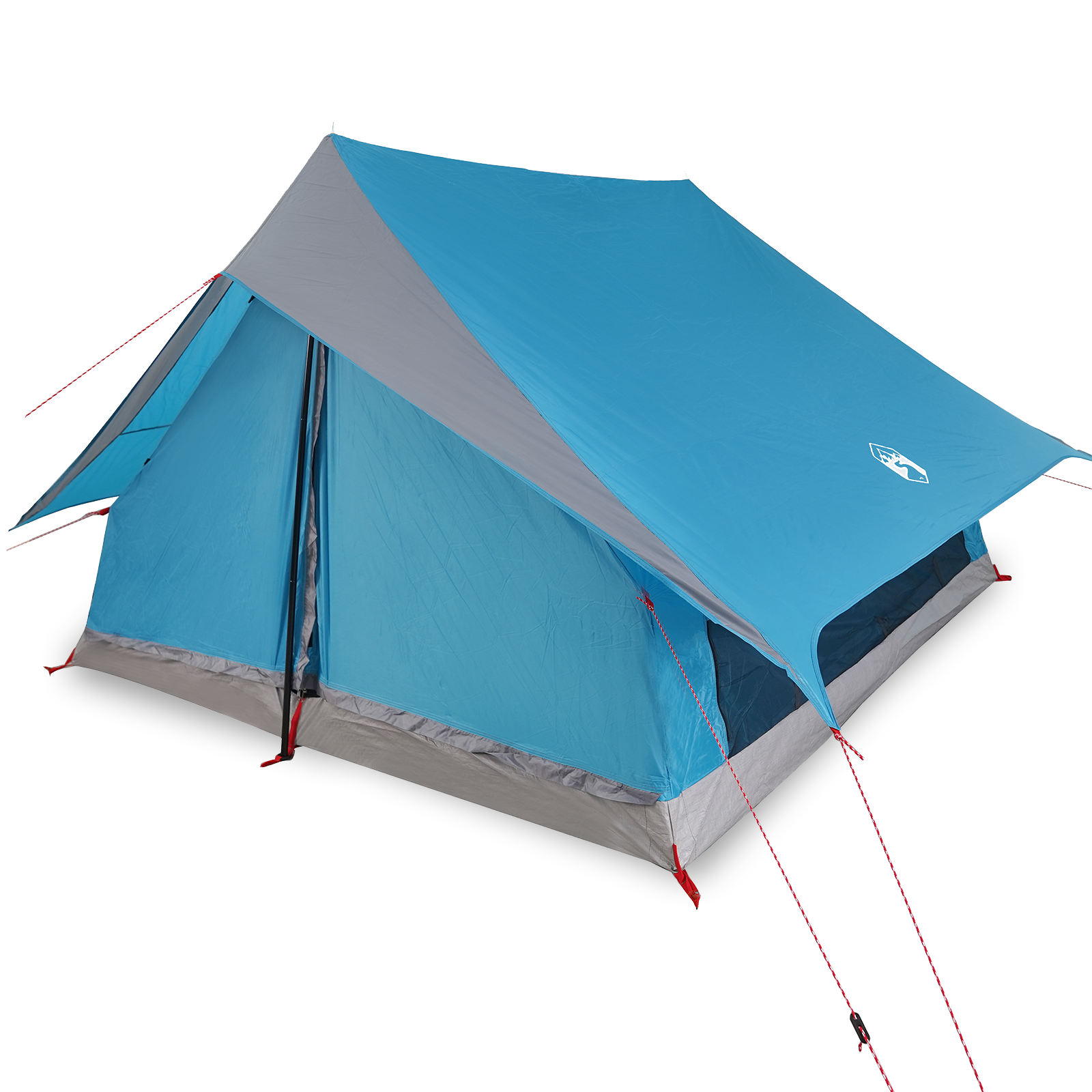 Tenda Familiare A-Frame 7 Persone Blu Impermeabile