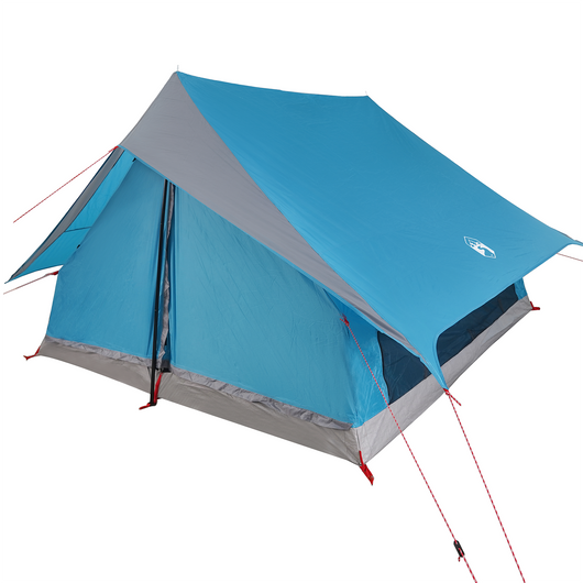 Tenda Familiare A-Frame 7 Persone Blu Impermeabile