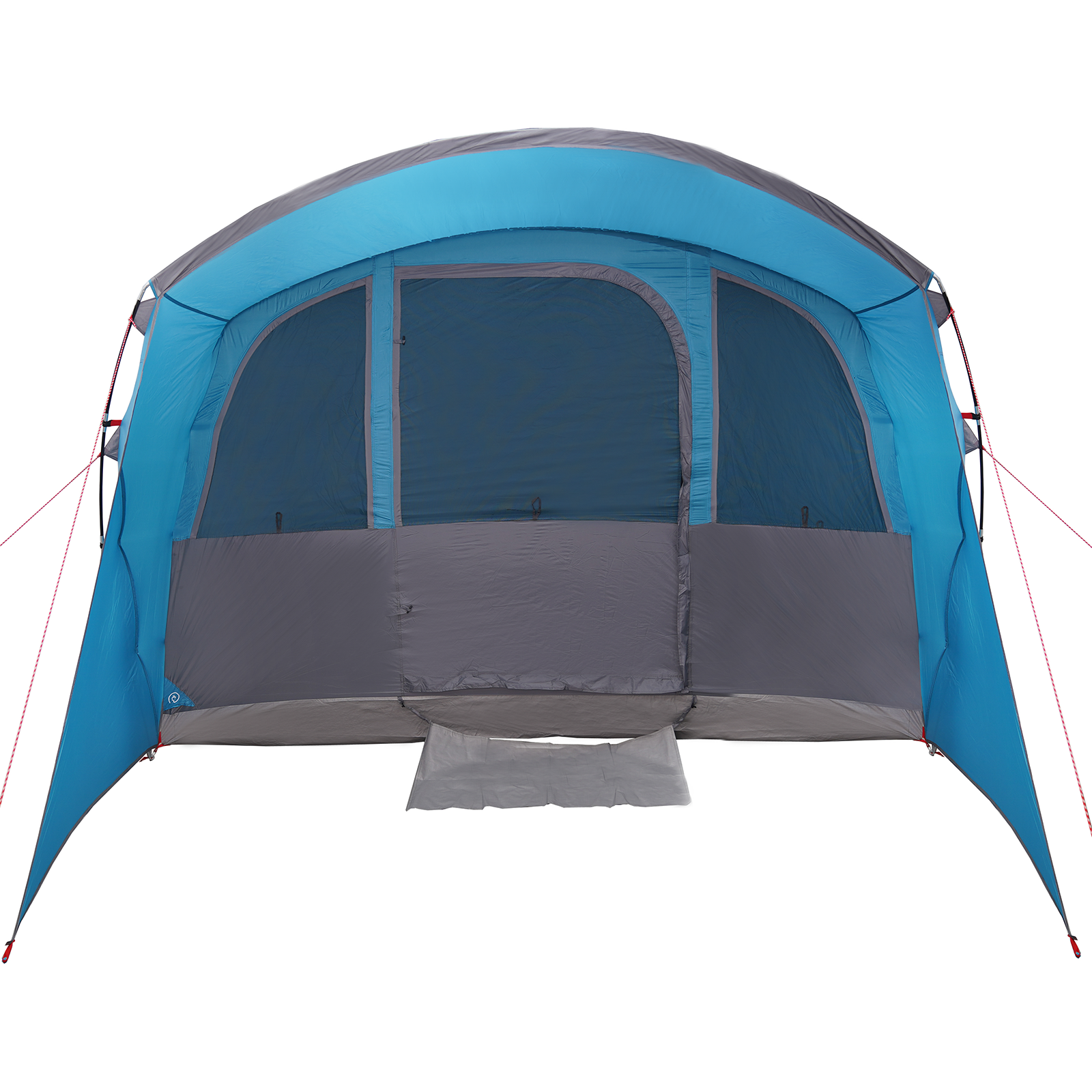 Tenda Familiare  con Finestre Tunnel Blu per 8 Persone Impermeabile