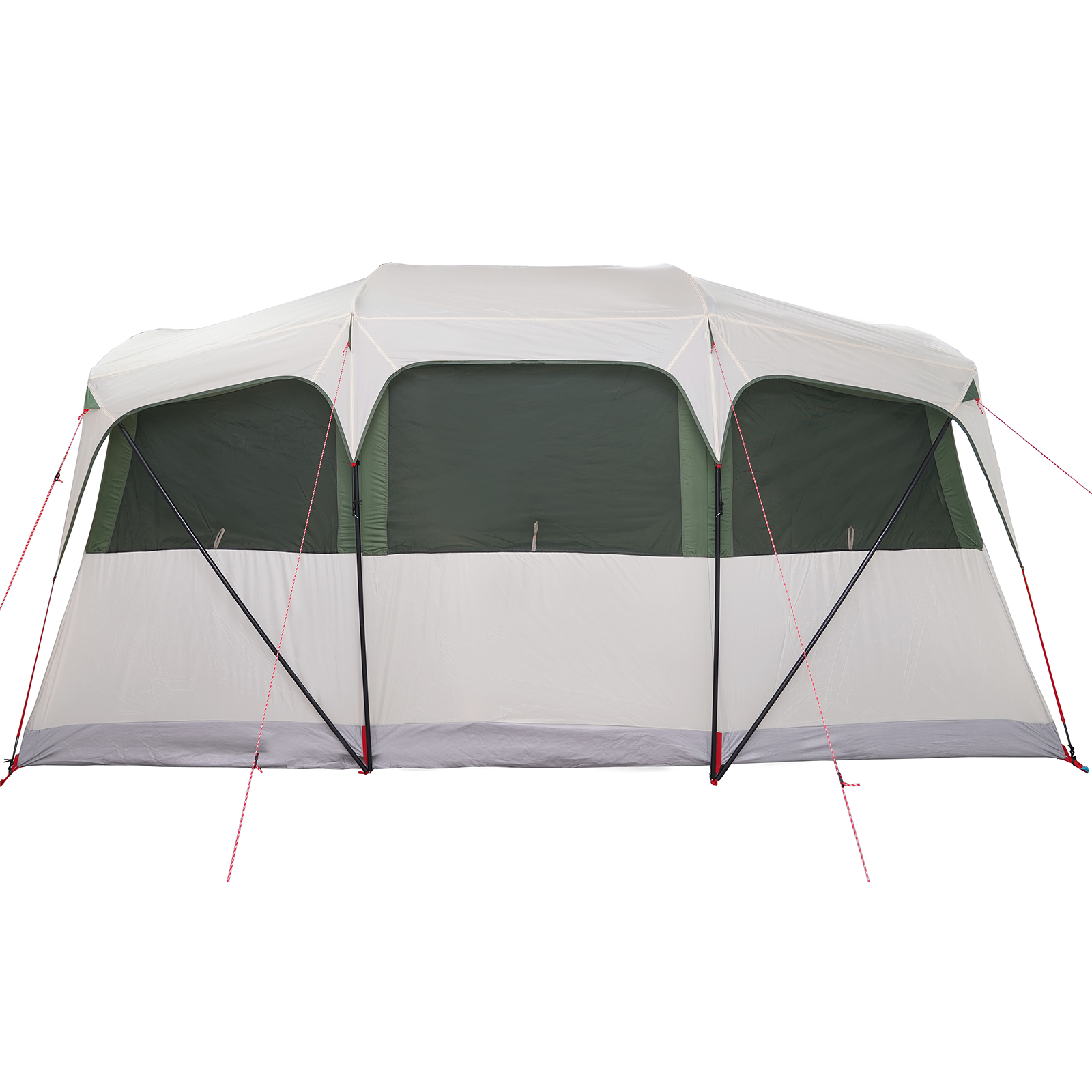 Tenda Familiare  con Finestre a Cupola Verde per 10 Persone Impermeabile