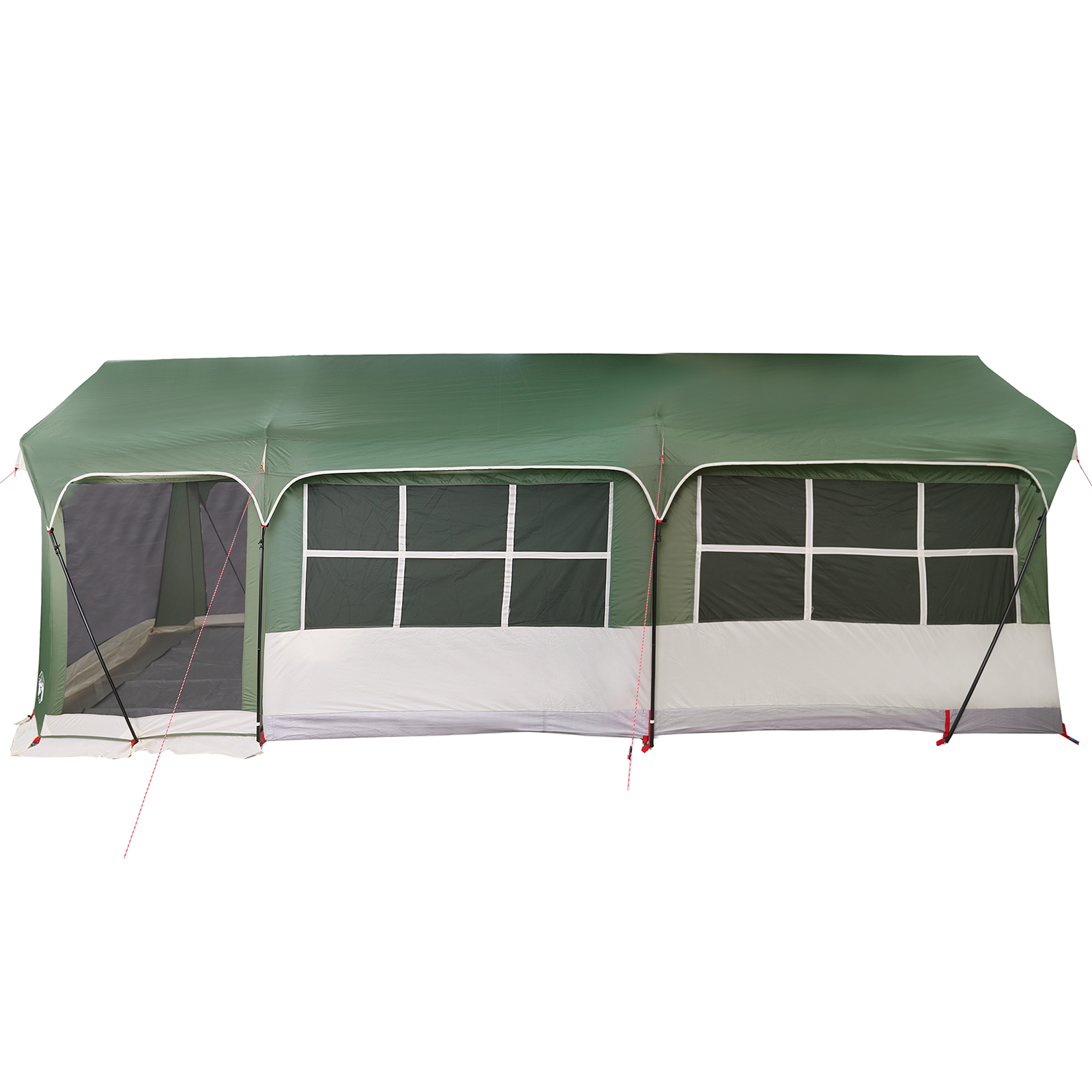 Tenda da Campeggio  con Finestre Verde per 10 Persone Impermeabile