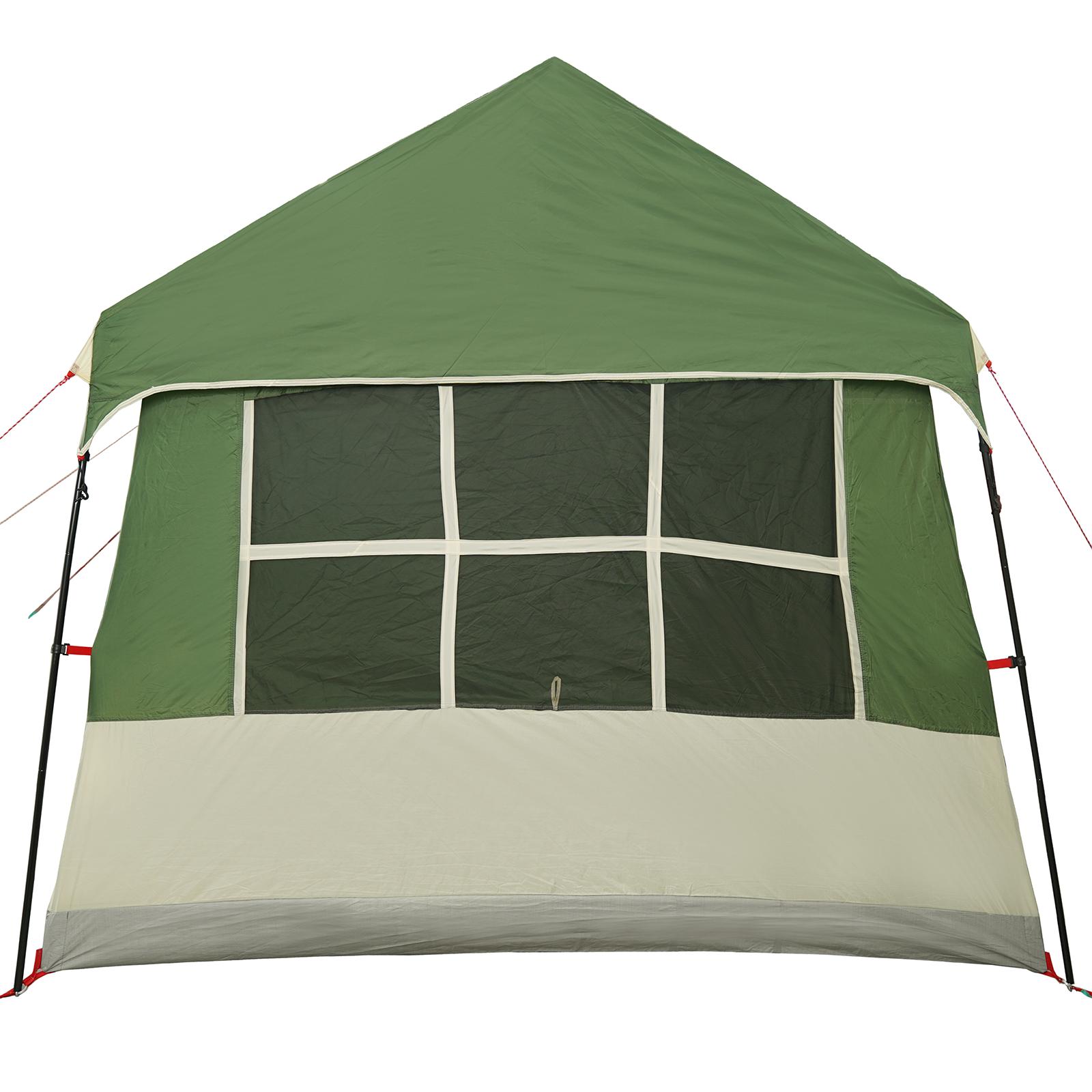 Tenda da Campeggio con Finestre Verde 12-Persone Impermeabile