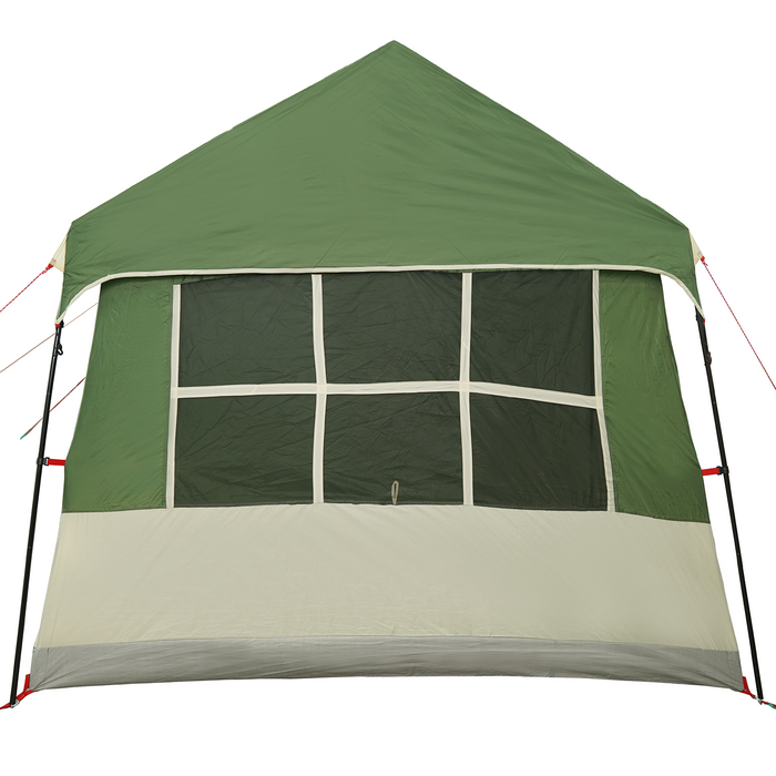 Tenda da Campeggio con Finestre Verde 12-Persone Impermeabile