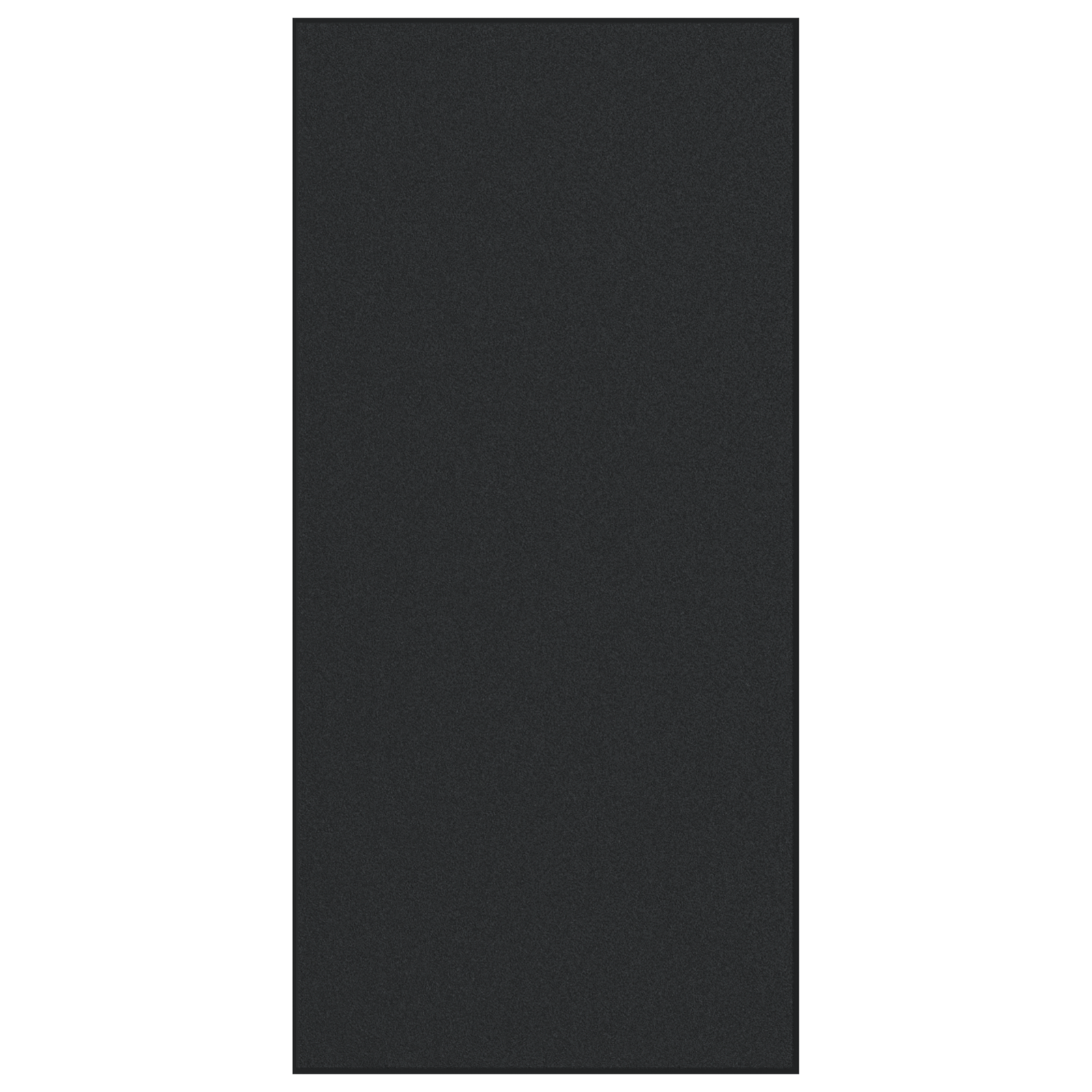 Zerbino Lavabile Nero 120x250 cm di