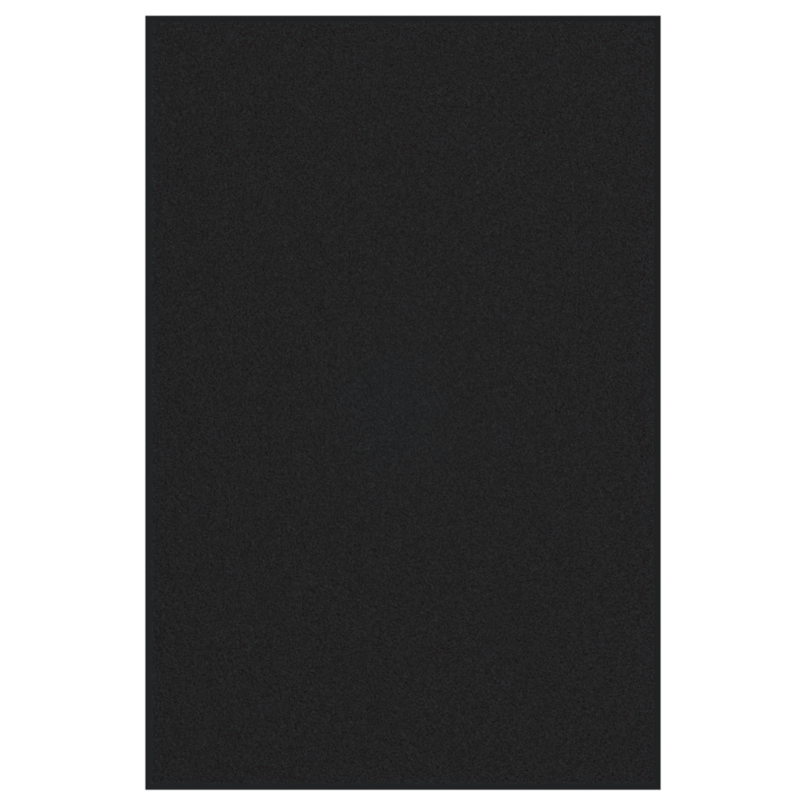 Tappeto rettangolare nero 120x180 cm