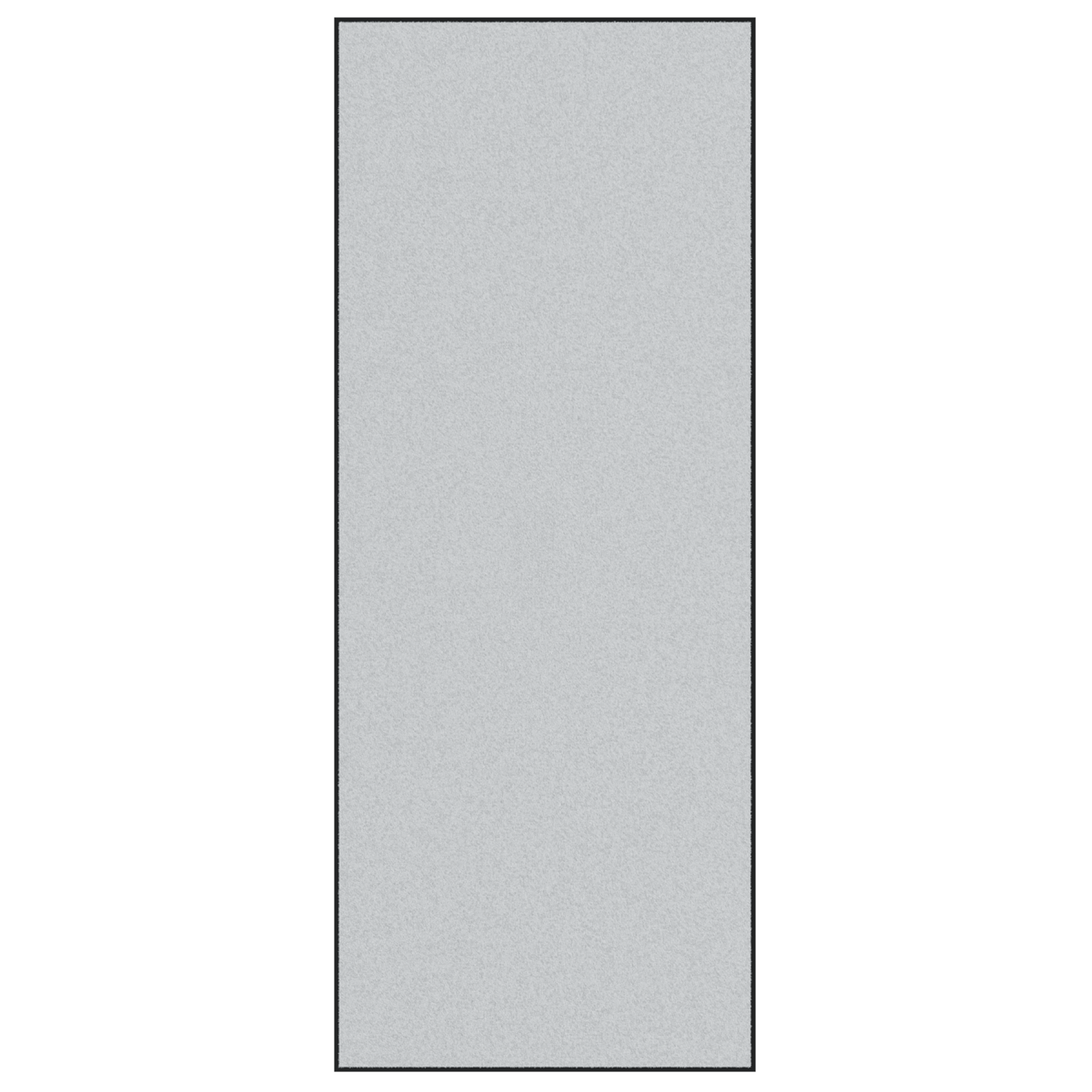 Tappeto rettangolare grigio 120x300 cm di