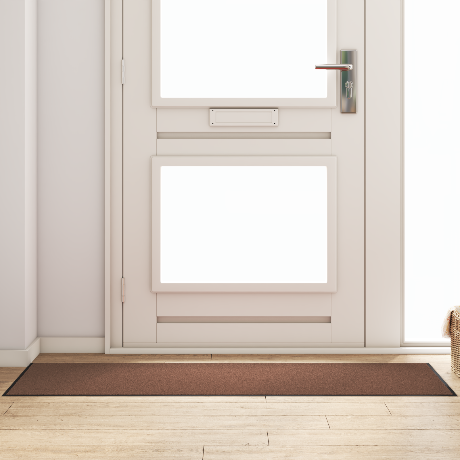 Zerbino Rettangolare Marrone 60x180 cm