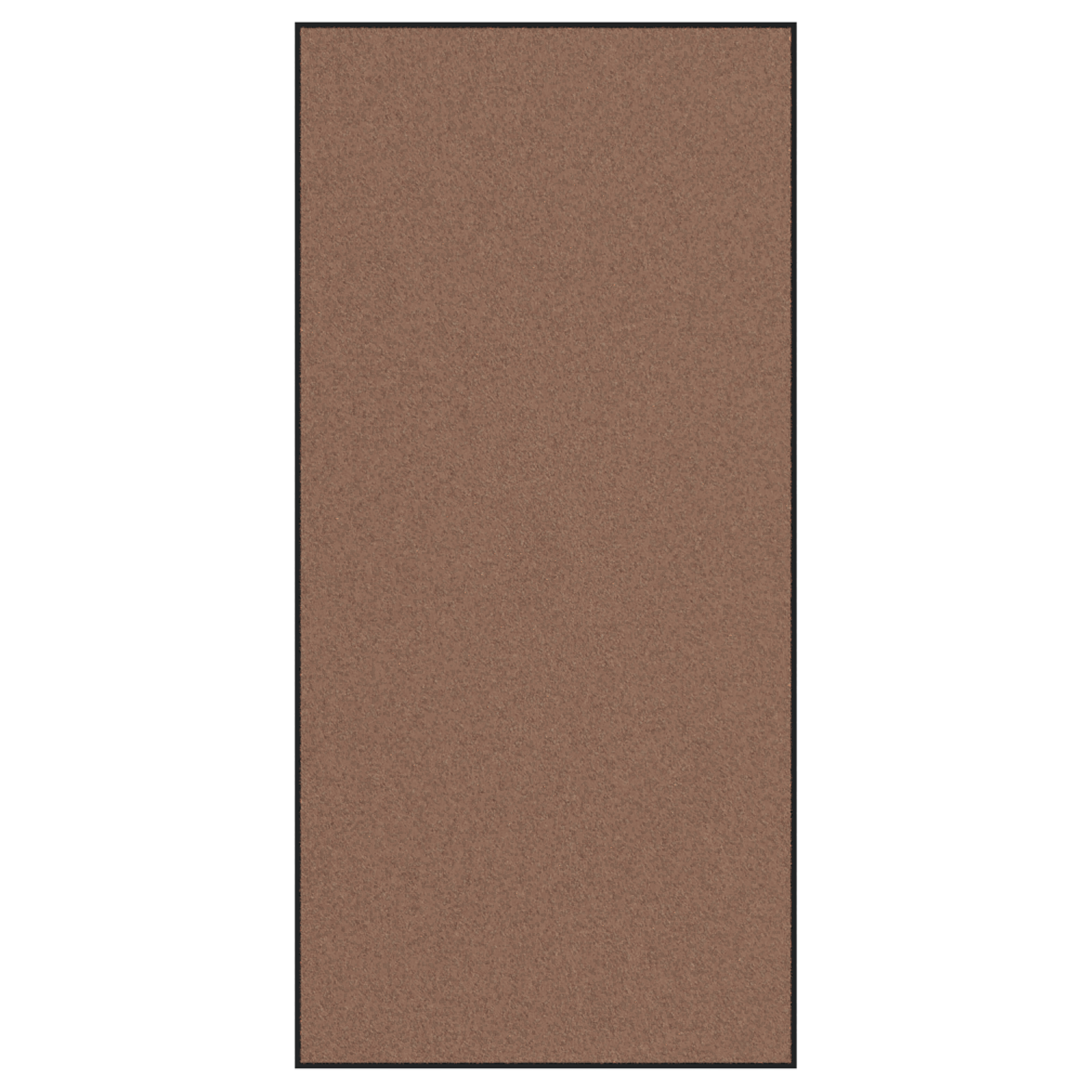 Zerbinetto Rettangolare Marrone 120x250 cm