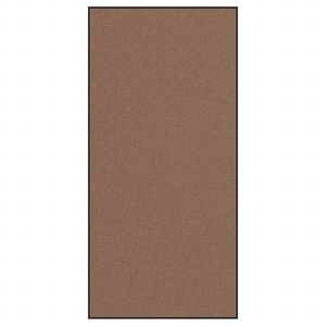 Zerbinetto Rettangolare Marrone 120x250 cm