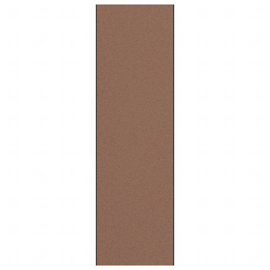 Zerbino Rettangolare Marrone 120x400 cm