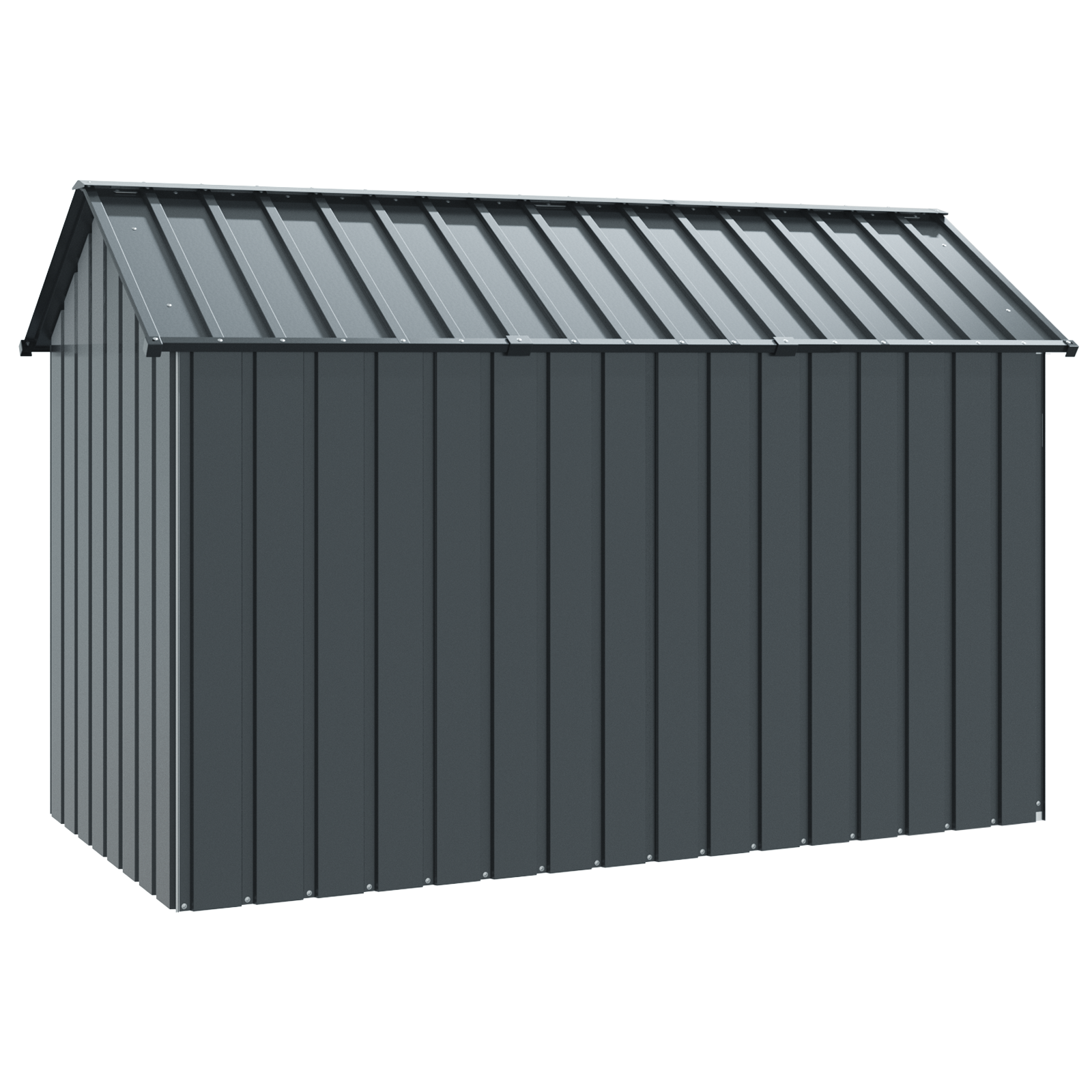 voliera per uccelli  antracite 112x215x141 cm in acciaio