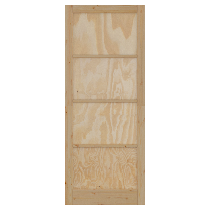 porta interna "ORKDAL" 83x232x4 cm in legno massello di pino