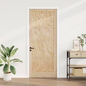 porta interna "ORKDAL" 83x232x4 cm in legno massello di pino