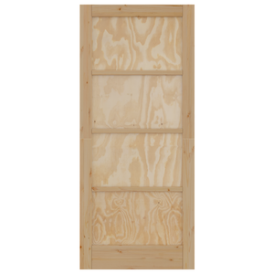 Porta Interna "ORKDAL" 86x198.5x4 cm in Legno Massello di Pino