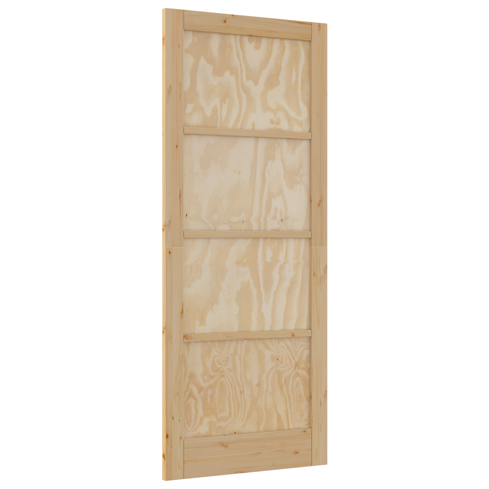 Porta Interna 'ORKDAL'86x211x4 cm in Legno Solido di Pino