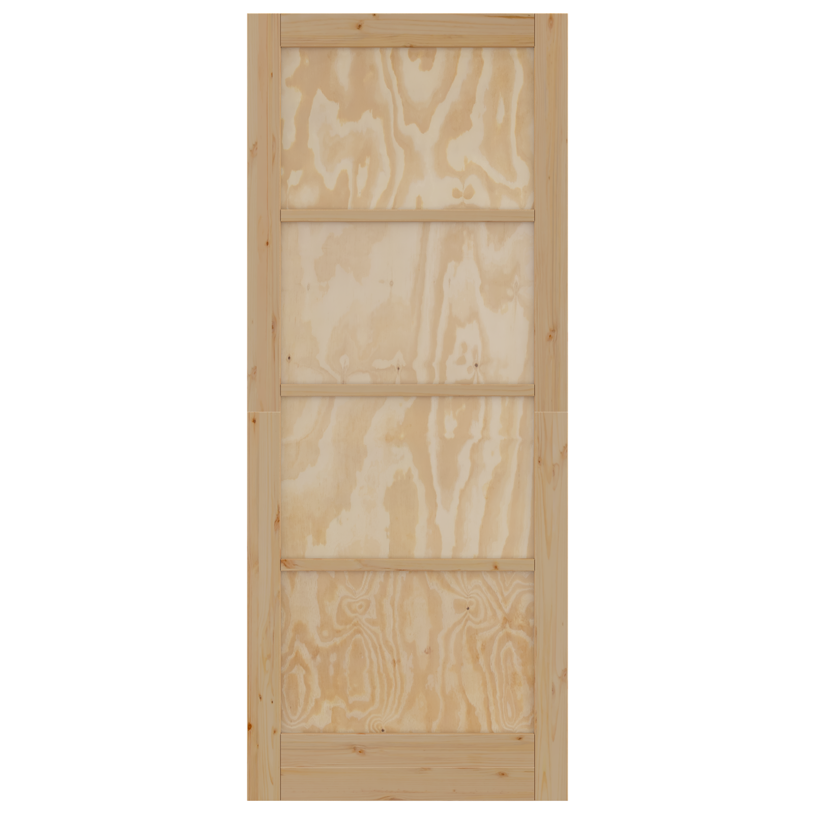 Porta Interna 'ORKDAL'86x211x4 cm in Legno Solido di Pino