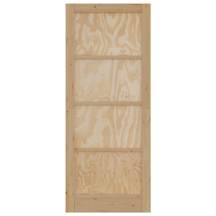 Porta Interna 'ORKDAL'86x211x4 cm in Legno Solido di Pino