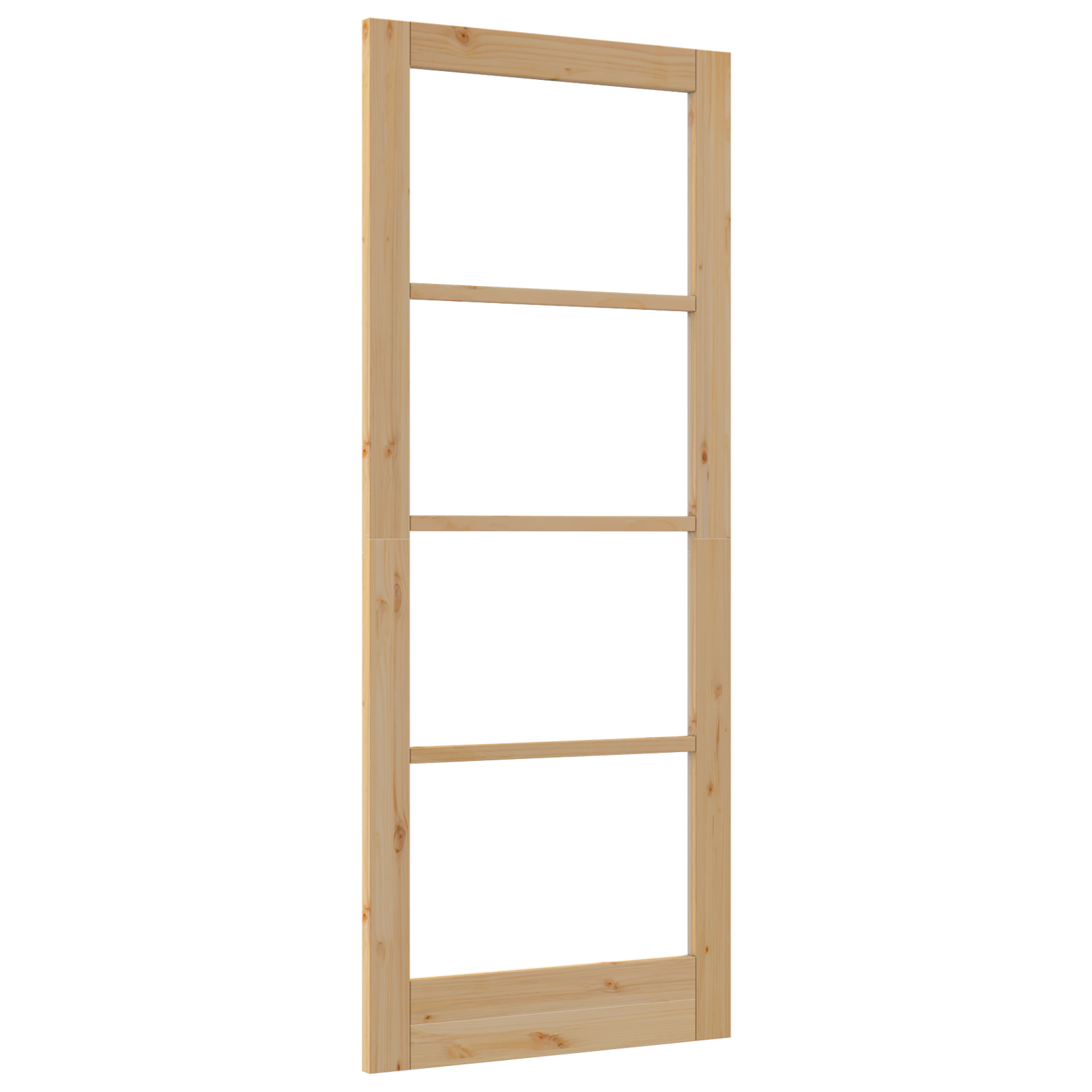 porta interna con vetro 'ORKDAL'86x211x4 cm in legno massello di pino